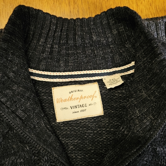 Mens Weatherproof Tri-tone Sweater 2XL - Picture 8 of 8